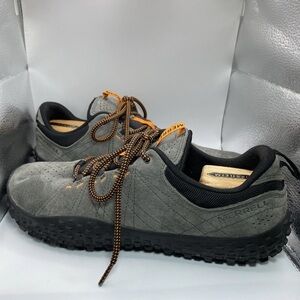 Merrell Wrapt Barefoot Shoes Mens Size 11 Granite Suede Quantum Grip Low J036009
